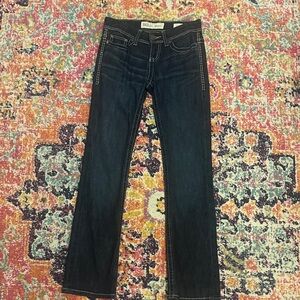 BKE Women's Boot Cut Jeans - Dark Blue Payton